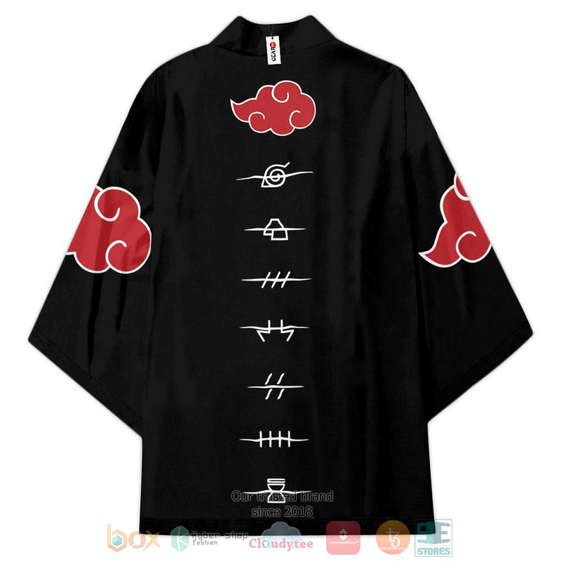 NEW Akatsuki Hidden Villages Anime Naruto 3D Full Printed Kimono 4 Akatsuki Hidden Villages Anime Naruto Kimono 1 2 3