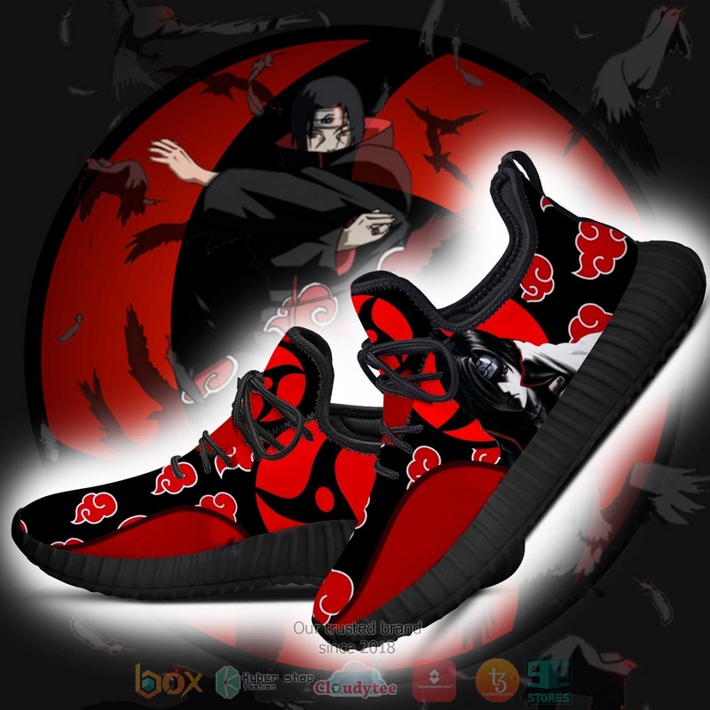 BEST Akatsuki Itachi Naruto Reze Shoes Sneaker 3 Akatsuki Itachi Naruto Anime Reze Shoes 1 2