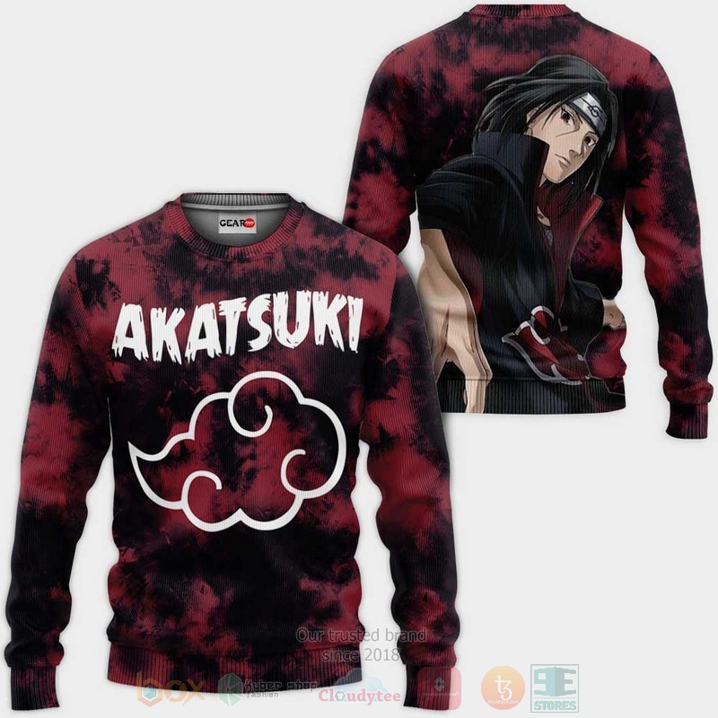 BEST Anime Akatsuki Itachi Uchiha Custom Naruto All Over Print Hoodie-Bomber Jacket 2 Akatsuki Itachi Uchiha Custom Anime Naruto 3D Hoodie Bomber Jacket 1