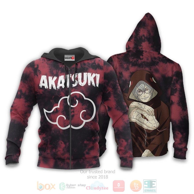 BEST Anime Akatsuki Kabuto Yakushi Custom Naruto All Over Print Hoodie-Bomber Jacket 13 Akatsuki Kabuto Yakushi Custom Anime Naruto 3D Hoodie Bomber Jacket