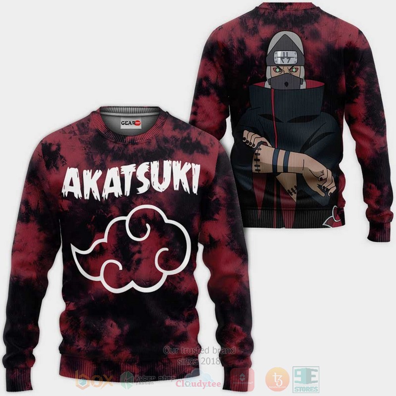 BEST Anime Akatsuki Kakuzu Custom Naruto All Over Print Hoodie-Bomber Jacket 2 Akatsuki Kakuzu Custom Anime Naruto 3D Hoodie Bomber Jacket 1