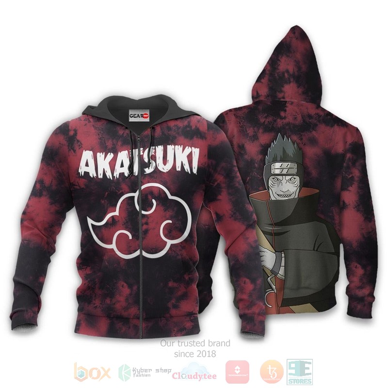 Akatsuki Kisame Hoshigaki Custom Anime Naruto 3D Hoodie Bomber Jacket