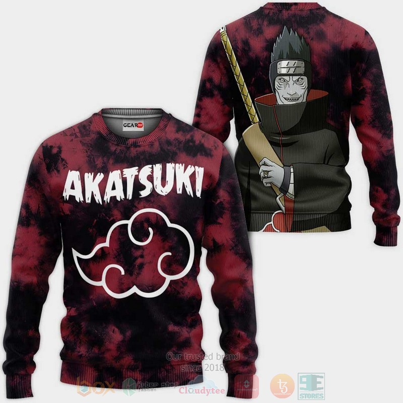 BEST Anime Akatsuki Kisame Hoshigaki Custom Naruto All Over Print Hoodie-Bomber Jacket 2 Akatsuki Kisame Hoshigaki Custom Anime Naruto 3D Hoodie Bomber Jacket 1