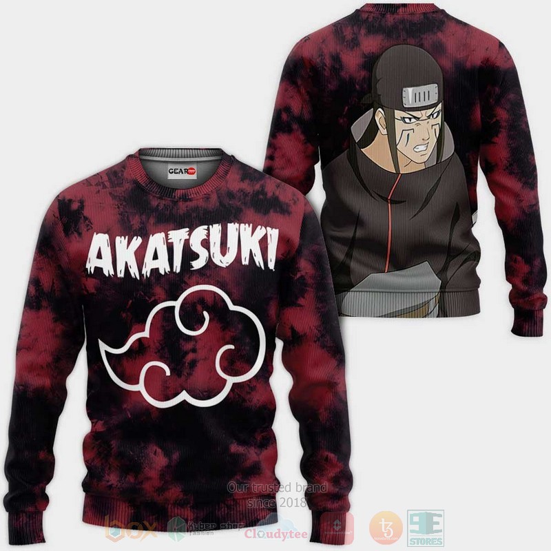 BEST Anime Akatsuki Kyusuke Custom Naruto All Over Print Hoodie-Bomber Jacket 2 Akatsuki Kyusuke Custom Anime Naruto 3D Hoodie Bomber Jacket 1