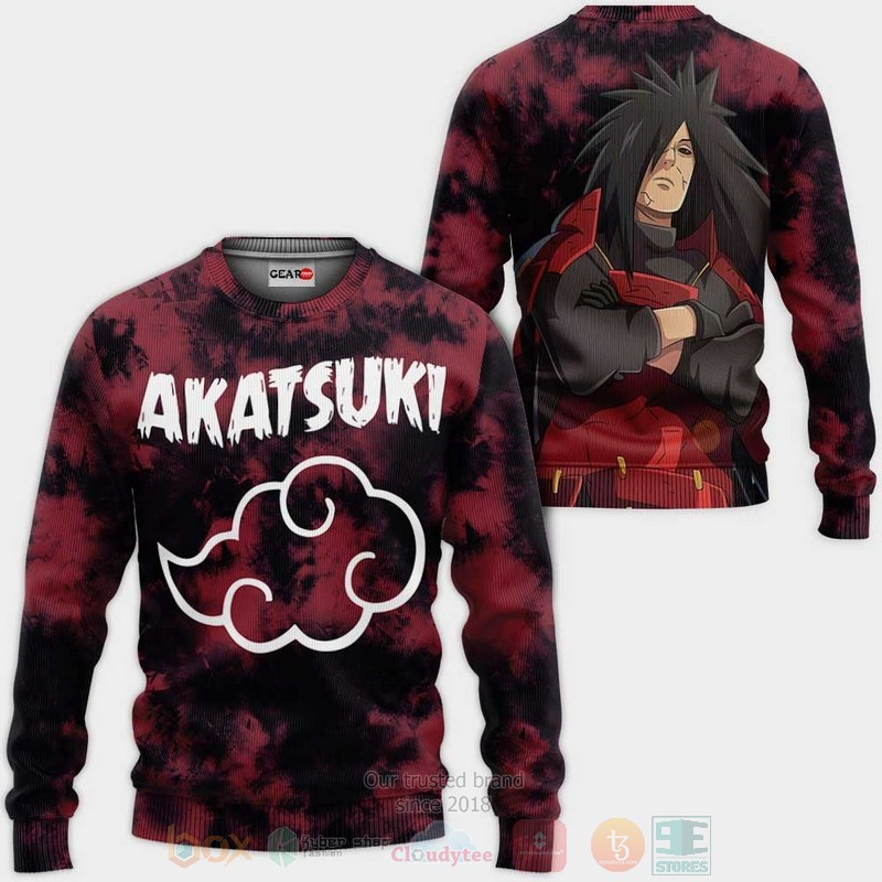 BEST Anime Akatsuki Madara Uchiha Custom Naruto All Over Print Hoodie-Bomber Jacket 2 Akatsuki Madara Uchiha Custom Anime Naruto 3D Hoodie Bomber Jacket 1