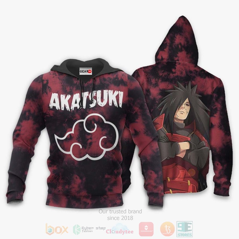 BEST Anime Akatsuki Madara Uchiha Custom Naruto All Over Print Hoodie-Bomber Jacket 3 Akatsuki Madara Uchiha Custom Anime Naruto 3D Hoodie Bomber Jacket 1 2