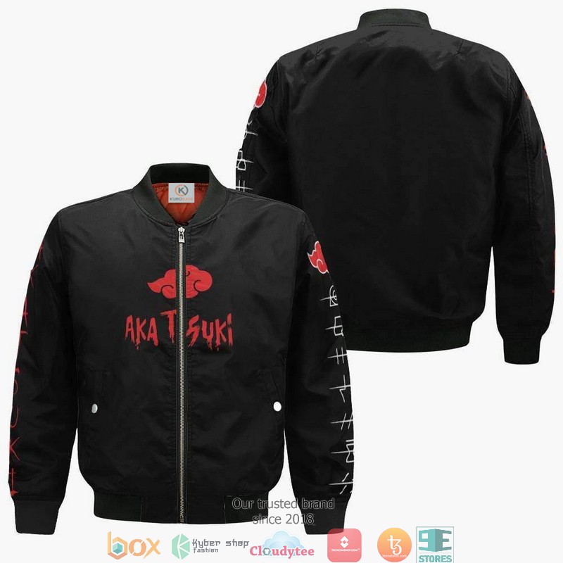 Akatsuki Naruto All Over Printed 3D Bomber jacket