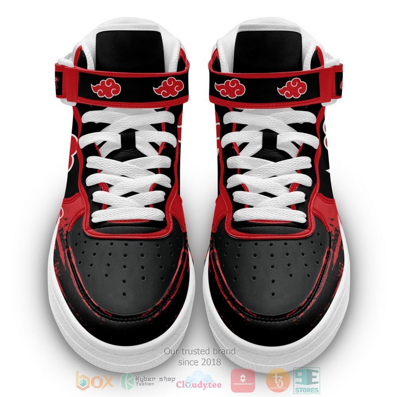 Akatsuki Naruto Anime High Air Force Shoes 1