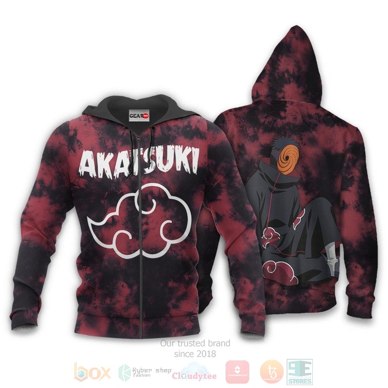 Akatsuki Obito Uchiha Custom Anime Naruto 3D Hoodie Bomber Jacket