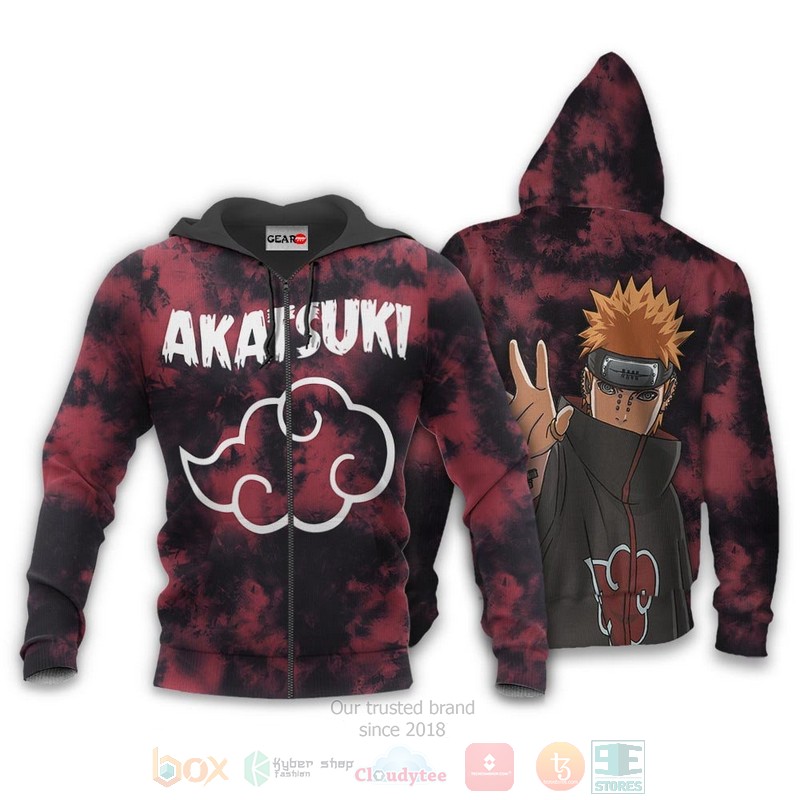 Akatsuki Pain Custom Anime Naruto 3D Hoodie Bomber Jacket