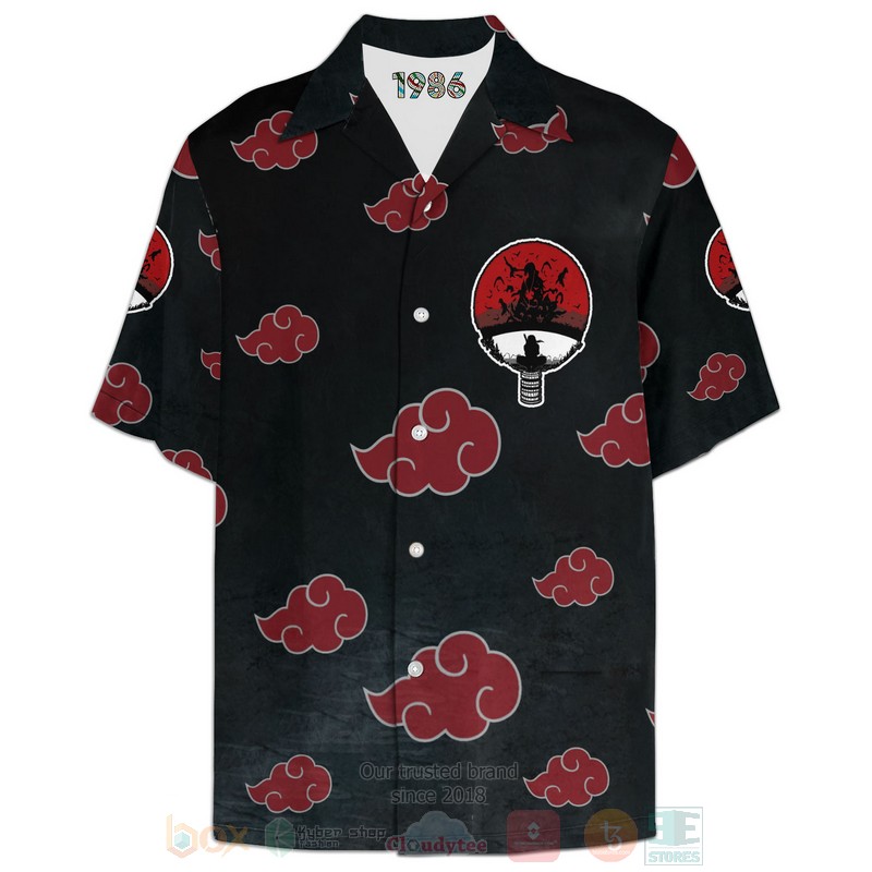 Akatsuki Red Cloud Hawaiian Shirt