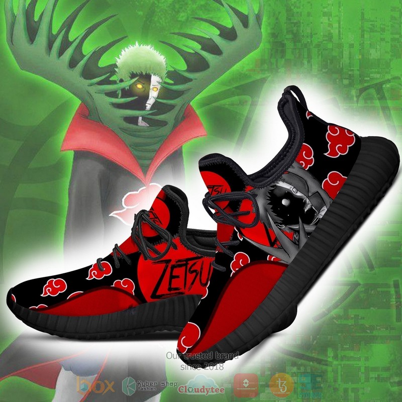 Akatsuki Zetsu Naruto Anime Reze Shoes 1