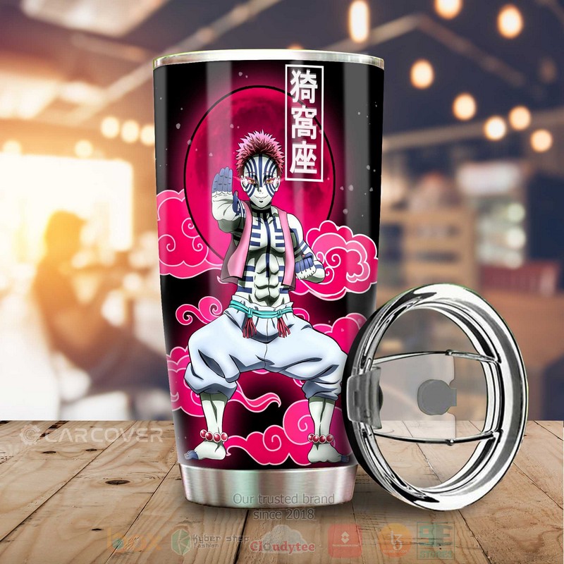 Akaza Demon Slayer Anime Tumbler