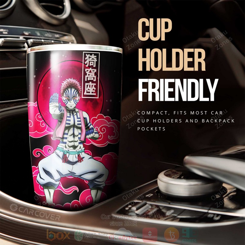 Akaza Demon Slayer Anime Tumbler 1