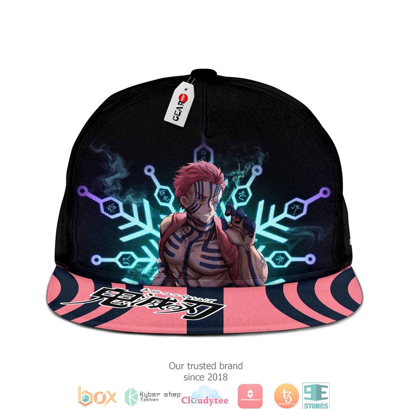 Akaza Kimetsu Anime Snapback hat
