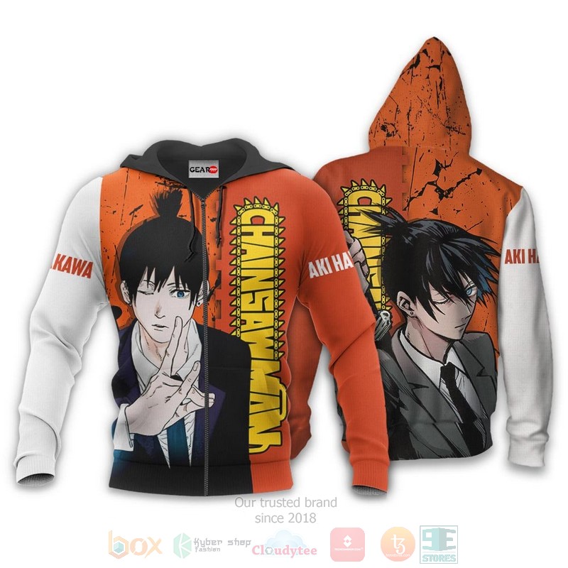 Aki Hayakawa Custom Chainsaw Man Anime 3D Hoodie Bomber Jacket