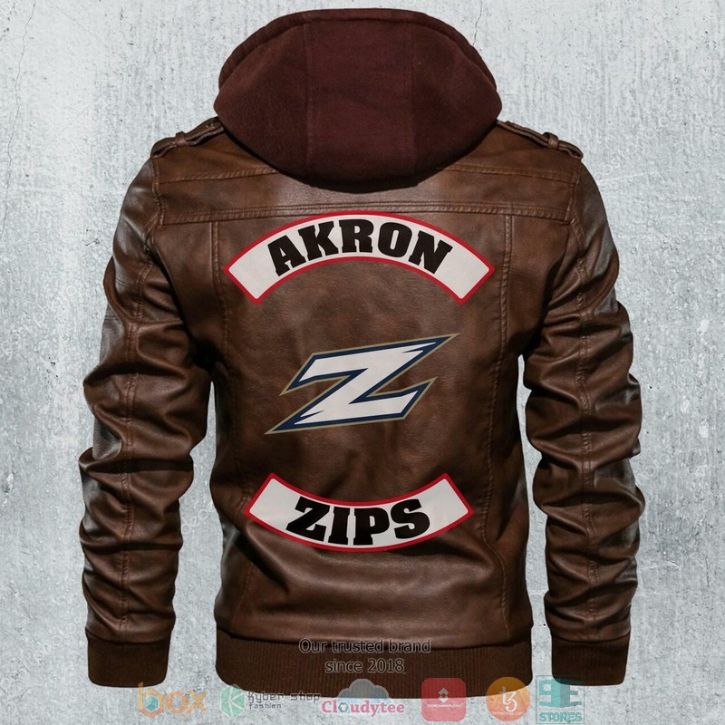 Akron Zips NCAA Football Leather Jacket