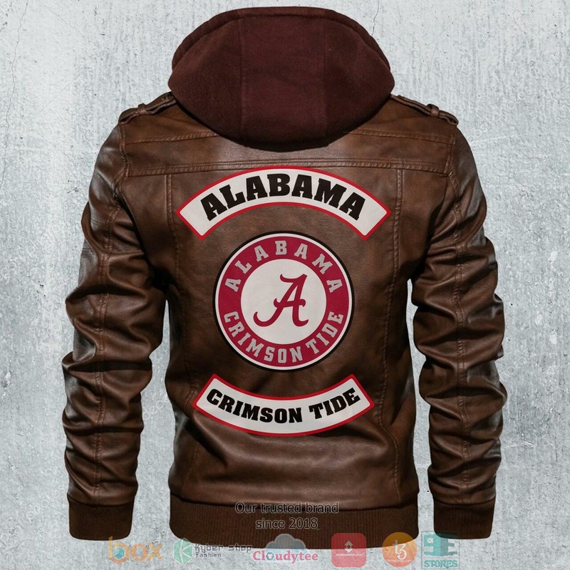 Alabama Crimson Tide NCAA Football Leather Jacket