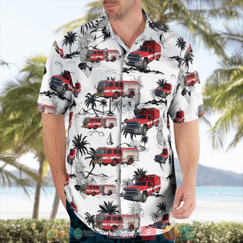 Alachua County Florida Alachua County Fire Rescue Hawaiian Shirt word1