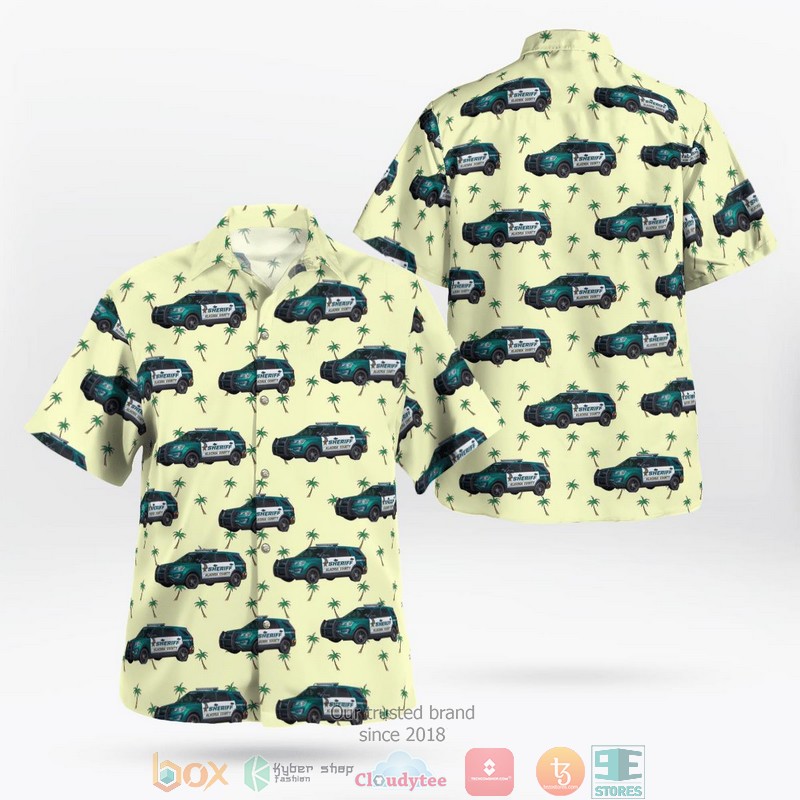 Alachua County Sheriff's Office Ford Utility Interceptor Hawaiian shirt