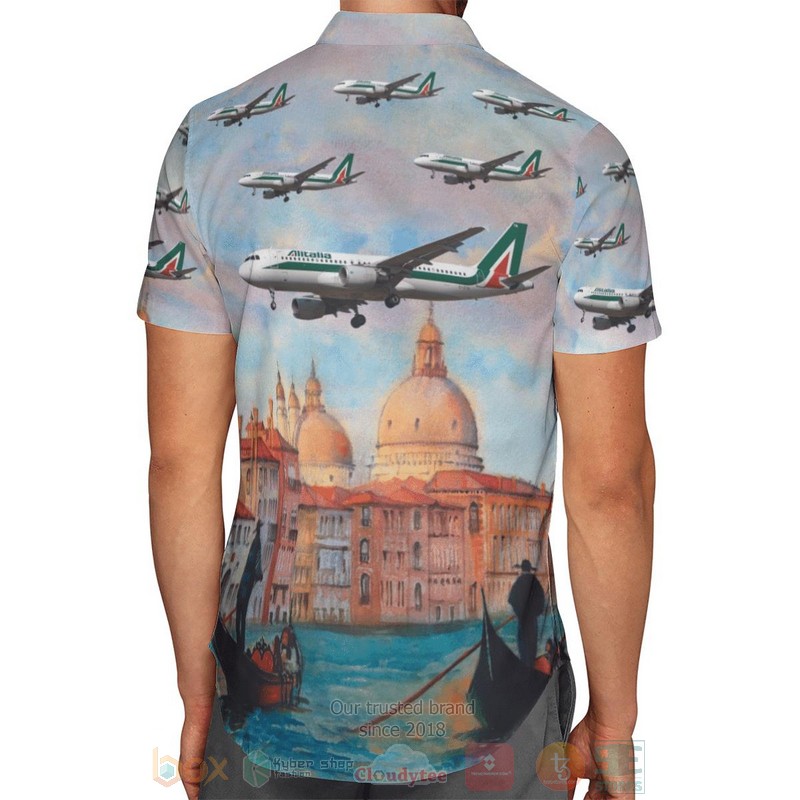 BEST Alitalia Airbus A320-200 3D Aloha Shirt 3 Alitalia Airbus A320 200 Hawaiian Shirt 1 2