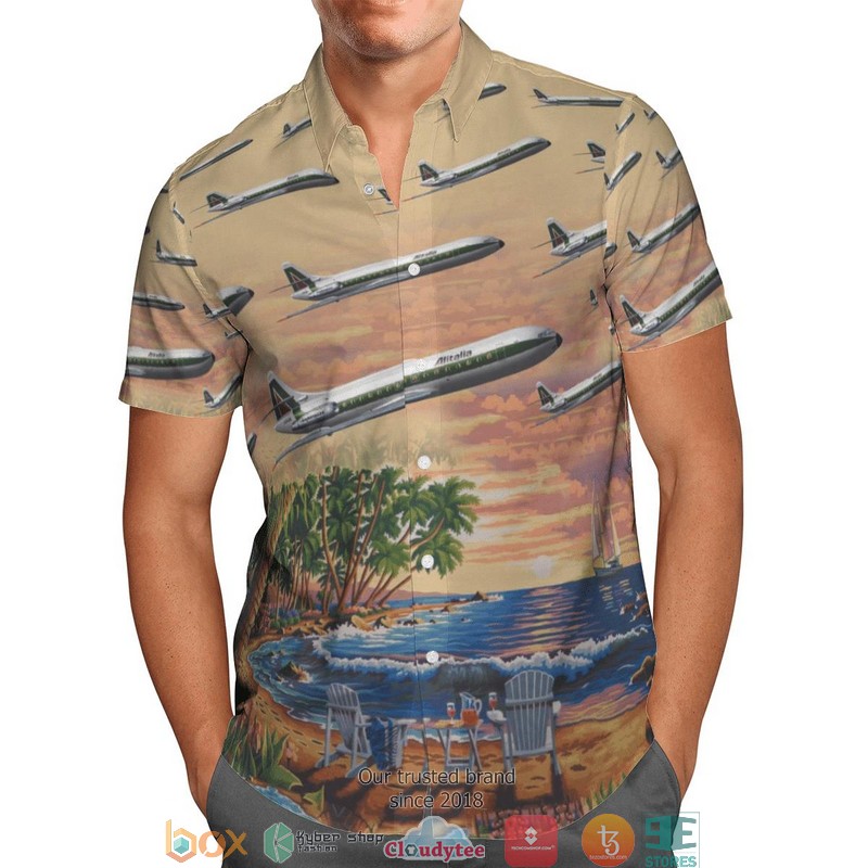 Alitalia Sud Aviation Caravelle Beach Limited Hawaiian Shirt 2 Alitalia Sud Aviation Caravelle Beach Limited Hawaiian Shirt word2