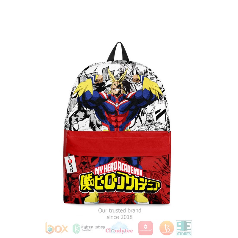 All Might My Hero Academia Anime Manga Style Backpack