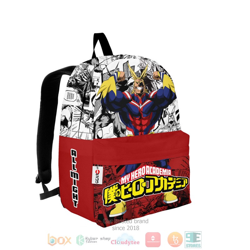 All Might My Hero Academia Anime Manga Style Backpack 1
