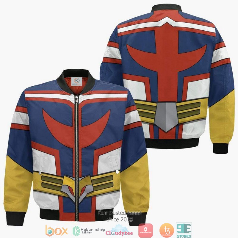 All Might My Hero Academia Mha Anime 3D Bomber jacket
