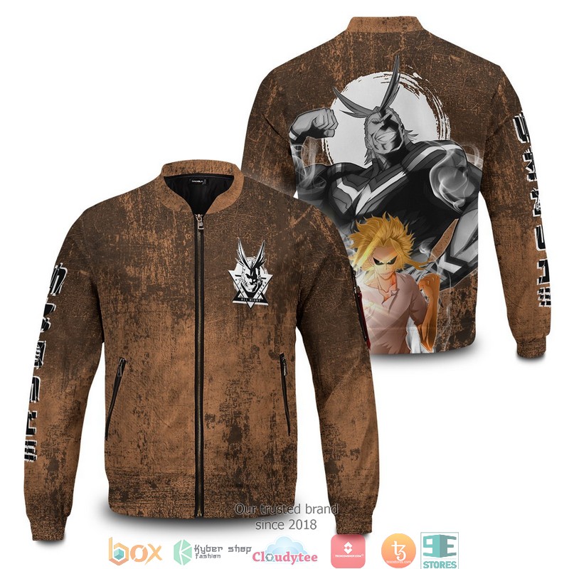 All Might Spirit Bomber Jacket word1