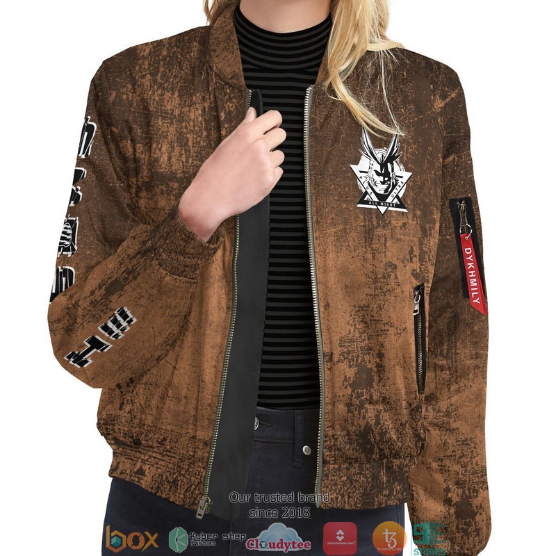 All Might Spirit Bomber Jacket word1