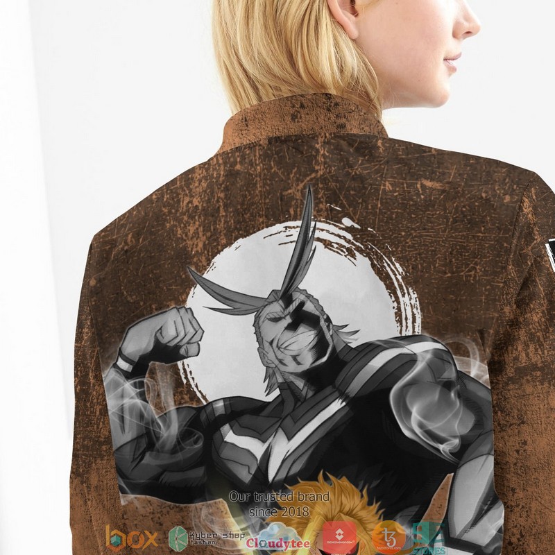 All Might Spirit Bomber Jacket word1