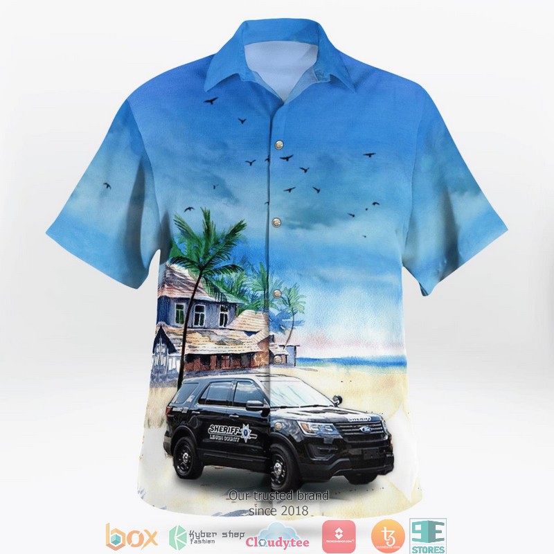 Allentown Pennsylvania Lehigh County Sheriff's Office Ford Police Interceptor Utility 3D Hawaii Shirt 2 Allentown Pennsylvania Lehigh County Sheriffs Office Ford Police Interceptor Utility 3D Hawaii Shirt 1