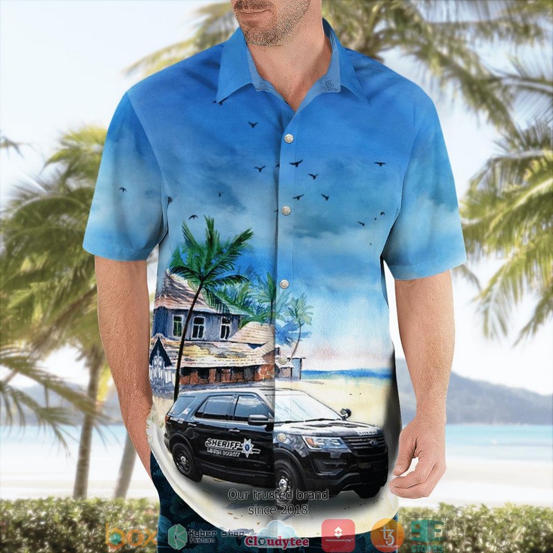 Allentown Pennsylvania Lehigh County Sheriff's Office Ford Police Interceptor Utility 3D Hawaii Shirt 3 Allentown Pennsylvania Lehigh County Sheriffs Office Ford Police Interceptor Utility 3D Hawaii Shirt 1 2
