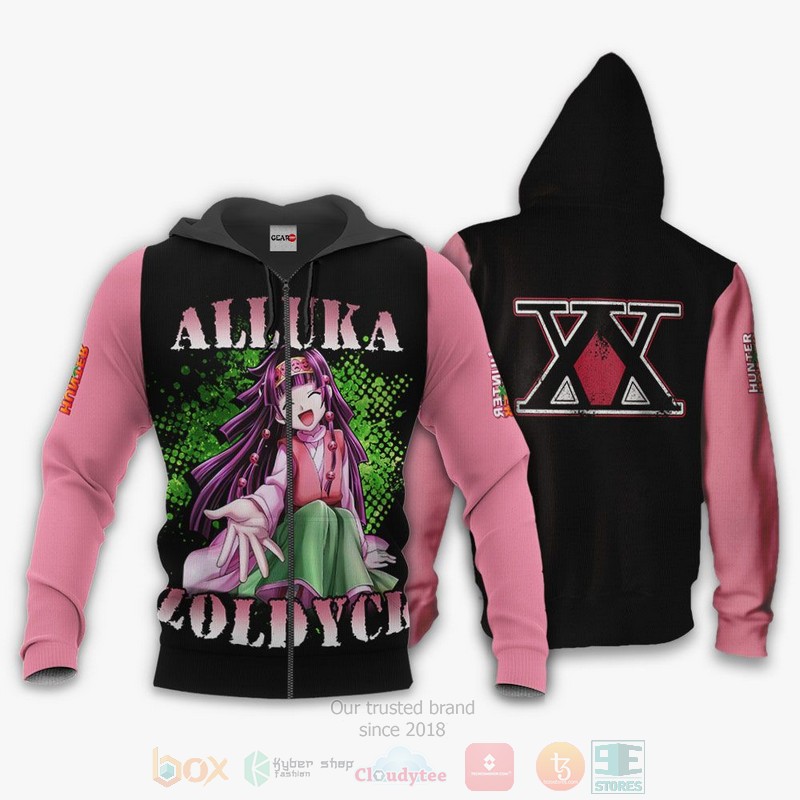 BEST Anime Alluka Zoldyck Custom Hunter x Hunter All Over Print Hoodie-Bomber Jacket 1 Alluka Zoldyck Custom Anime Hunter x Hunter 3D Hoodie Bomber Jacket