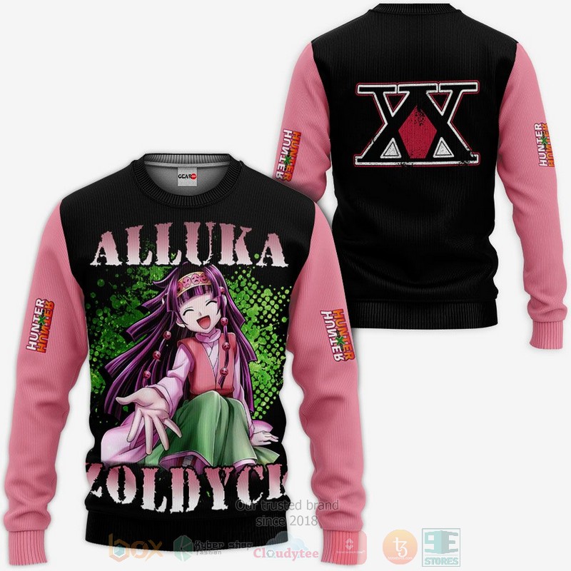 BEST Anime Alluka Zoldyck Custom Hunter x Hunter All Over Print Hoodie-Bomber Jacket 2 Alluka Zoldyck Custom Anime Hunter x Hunter 3D Hoodie Bomber Jacket 1