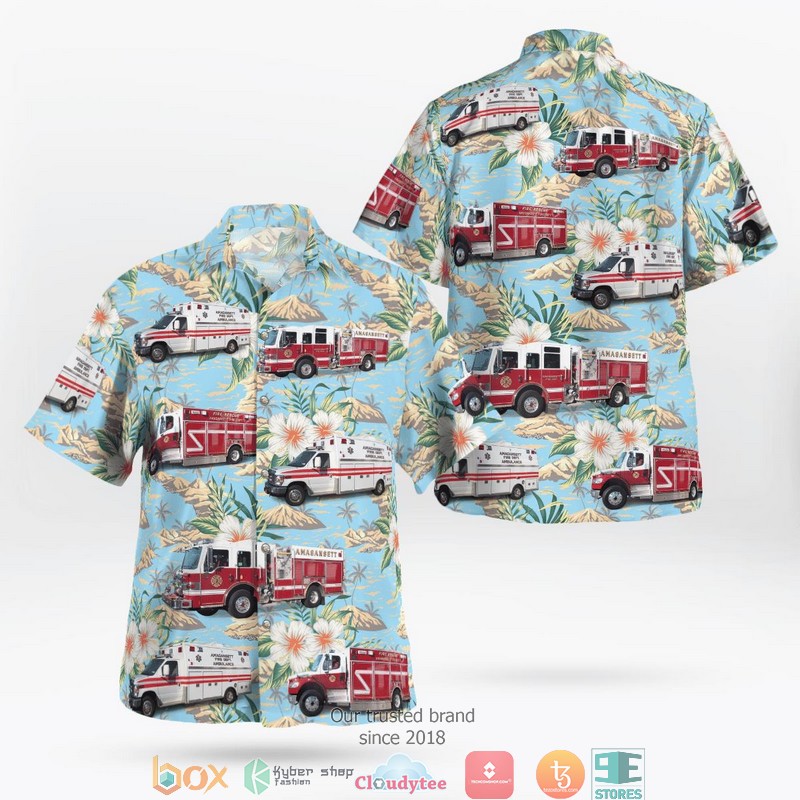 Amagansett Suffolk County New York Amagansett Fire Department 3D Hawaii Shirt