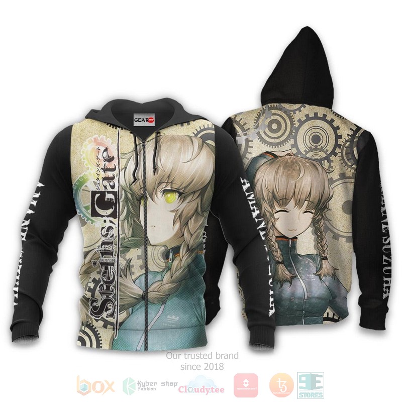 Amane Suzuha Custom Steins Gate Anime 3D Hoodie Bomber Jacket