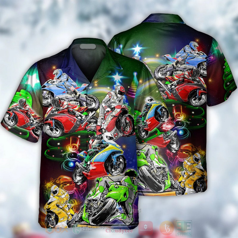 BEST Amazing Motorcycle Racing 3D Aloha Shirt word1