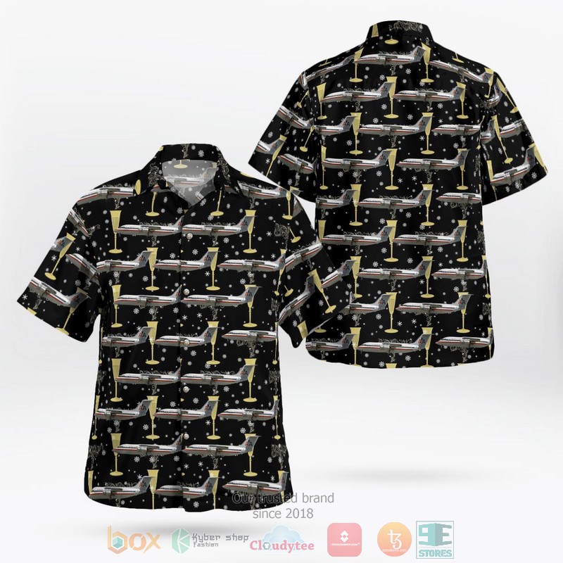 HOT American Airlines Bae 146 Happy New Year Hawaii Shirt 1 American Airlines Bae 146 Happy New Year Hawaiian Shirt
