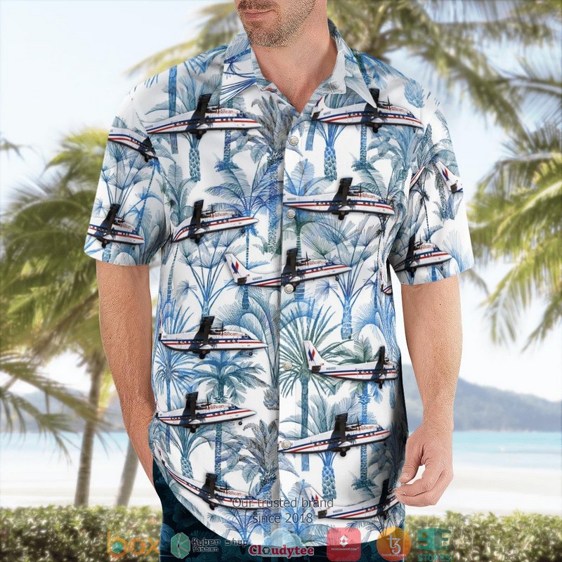 American Eagle Executive Airlines Short 360-300 Hawaiian Shirt 4 American Eagle Executive Airlines Short 360-300 Hawaiian Shirt word2