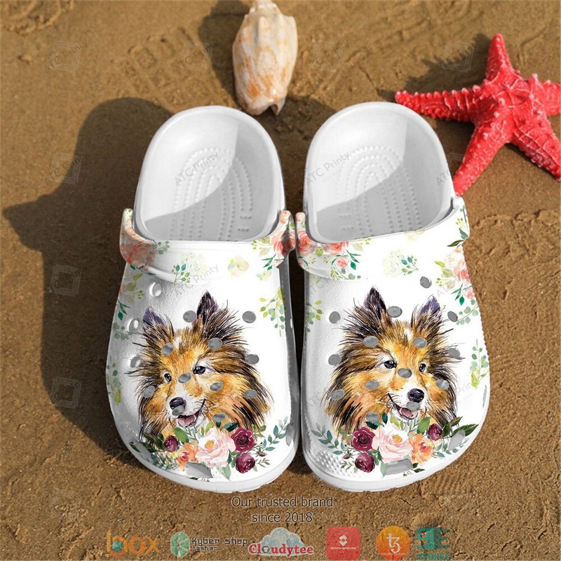 American Eskimo Flowers Crocband Clogs