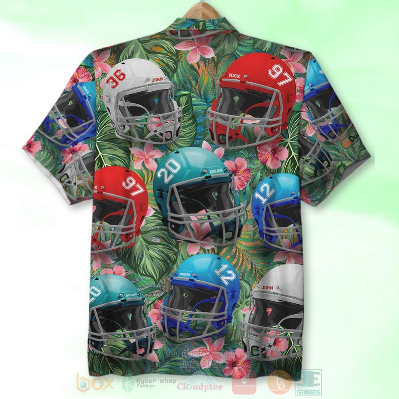 BEST American Football Helmet American Football 3D Aloha Shirt 2 BEST American Football Helmet American Football 3D Aloha Shirt word2