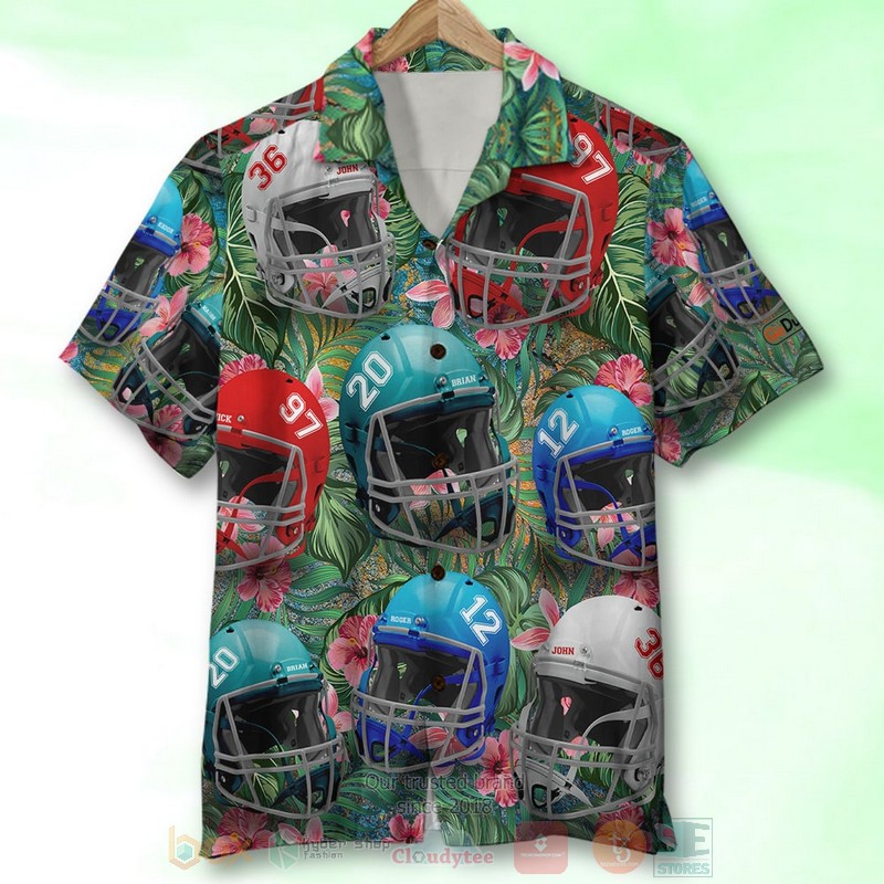 BEST American Football Helmet American Football 3D Aloha Shirt 3 BEST American Football Helmet American Football 3D Aloha Shirt word2