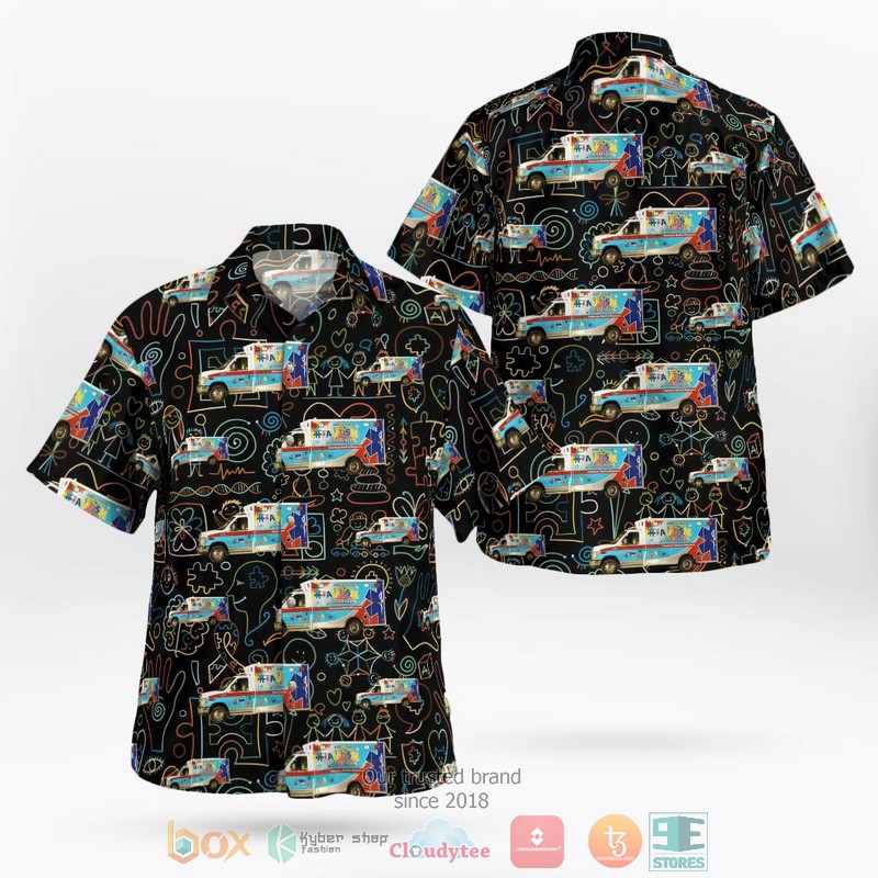 American Medical Response AMR World Autism Awareness Day Hawaiian Shirt 8 American Medical Response AMR World Autism Awareness Day Hawaiian Shirt word3