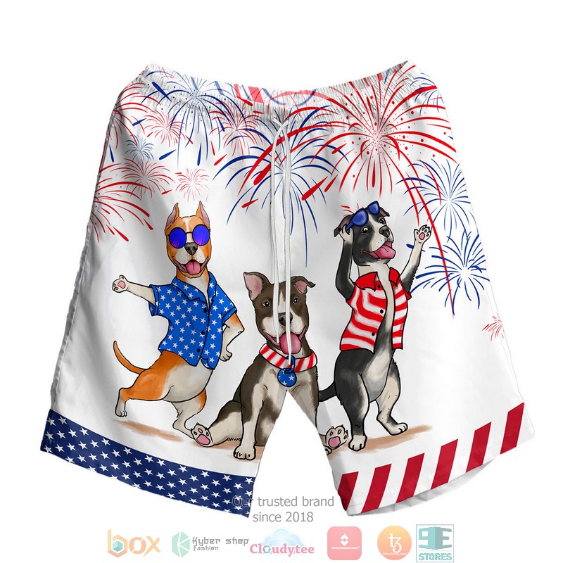 NEW American Staffordshire Terrier Independence Day Is Coming Hawaii Shirt, Shorts word2