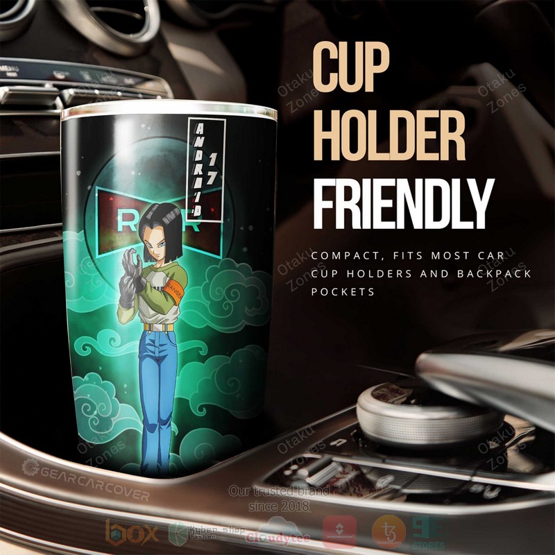 Android 17 Dragon Ball Anime Tumbler 1
