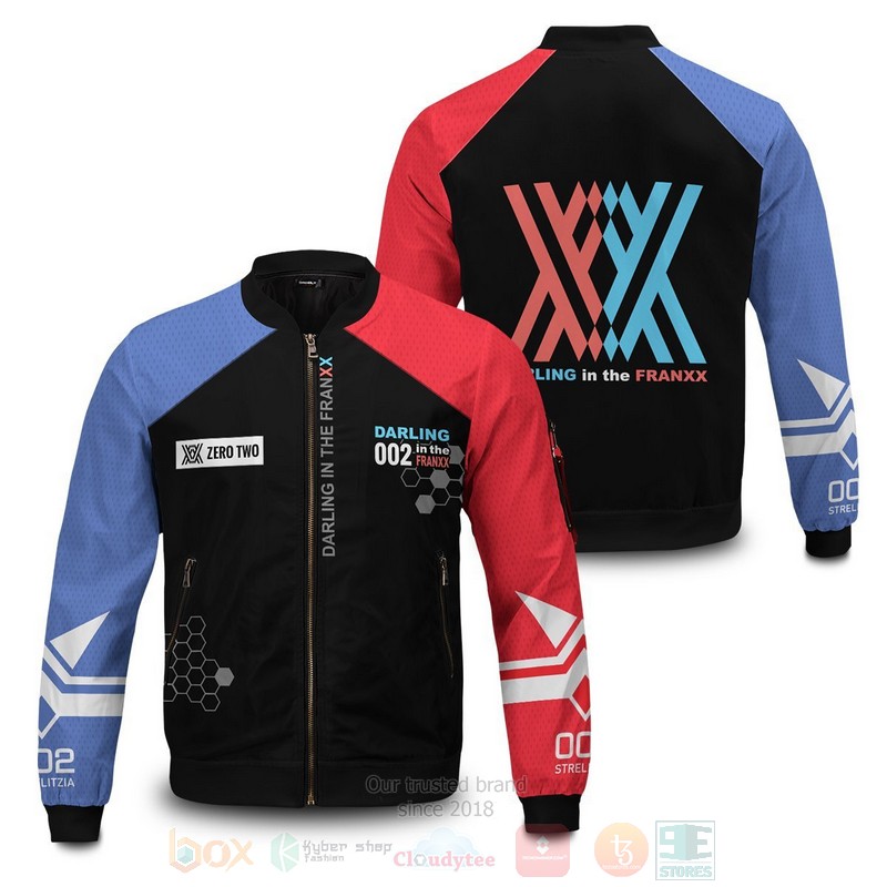 Anime 002 Franxx Zero Two Bomber Jacket
