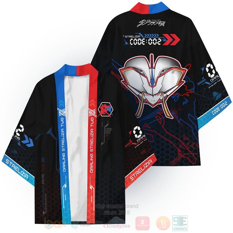 BEST Anime 002 Strelizia Darling in the Franxx Japan 3D Print Kimono