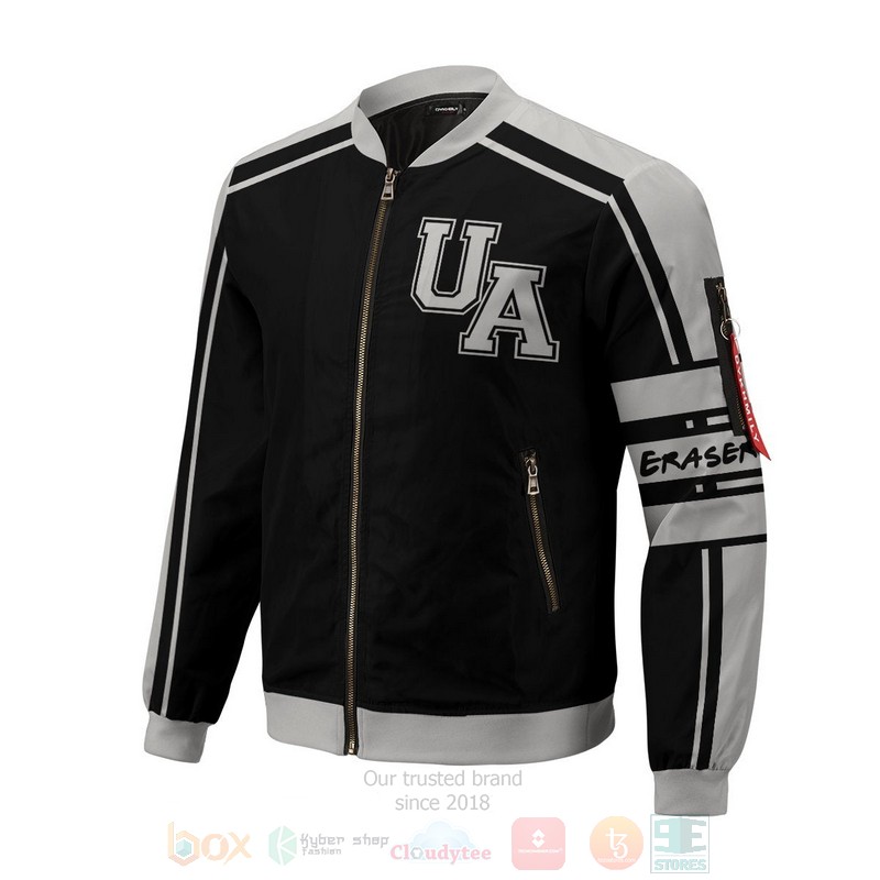 BEST Anime Aizawa Erasure 3D Zipper Bomber Jacket 4 Anime Aizawa Erasure Bomber Jacket 1 2 3